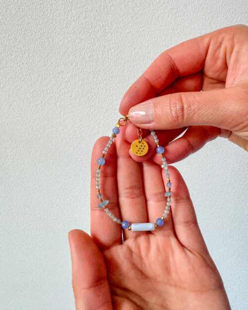 BRACELET, AGATE ,JASPER, TOPAZ, HEMATITE, STAINLESS STEEL, NATURAL STONE JEWELRY, STONE BRACELET, HANDMADE