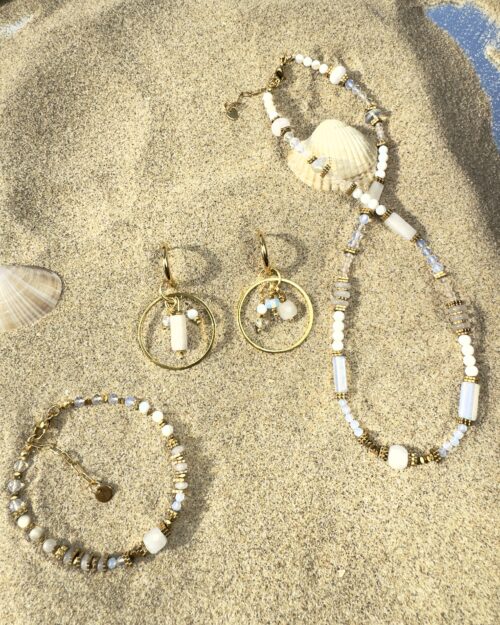 PURE FLOW- Blanca set necklace bracelet earrings