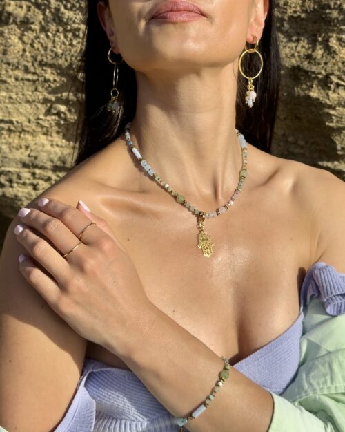 PROTCTION ENERGY – Alice Set necklace bracelet earrings
